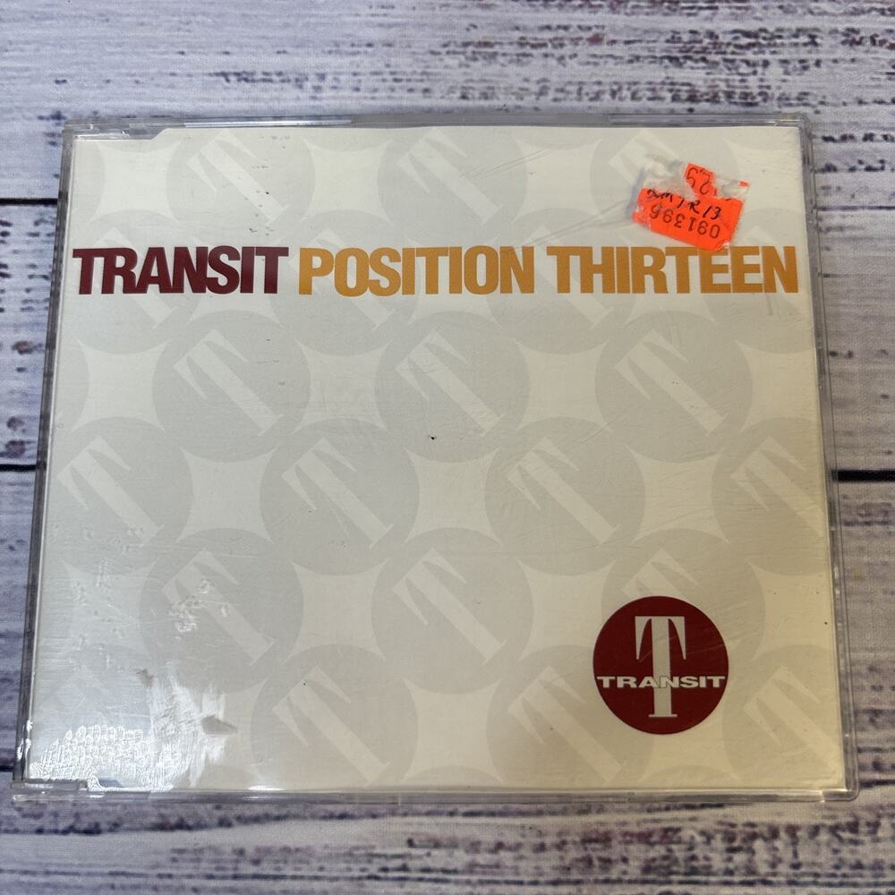 Transit Position Thirteen CD 1994 Razormaid Records Various Electronic Remix OOP